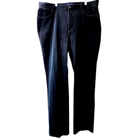 Chaps Black Stretch Twill Pants – Women’s Size 16 - Picture 1 of 6